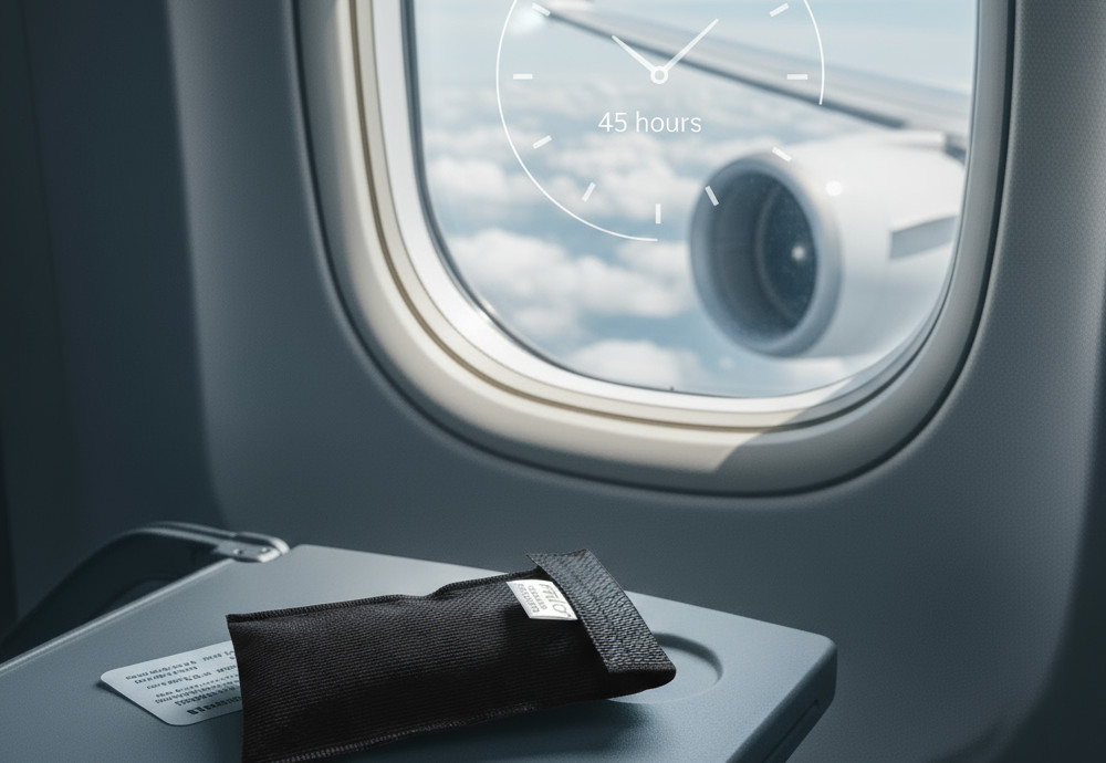 etui frio w podróży samolotem